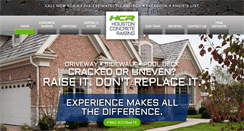 Desktop Screenshot of houstonconcreteraising.com
